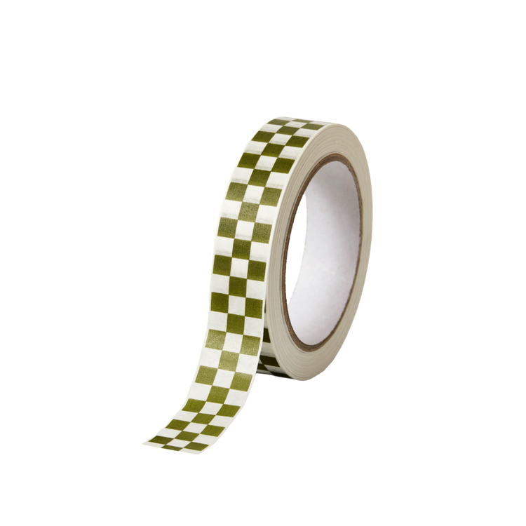 Moss Checkerboard Paper Tape