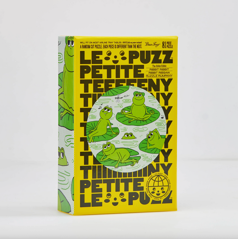 Peace Frogs 81 Piece Puzzle