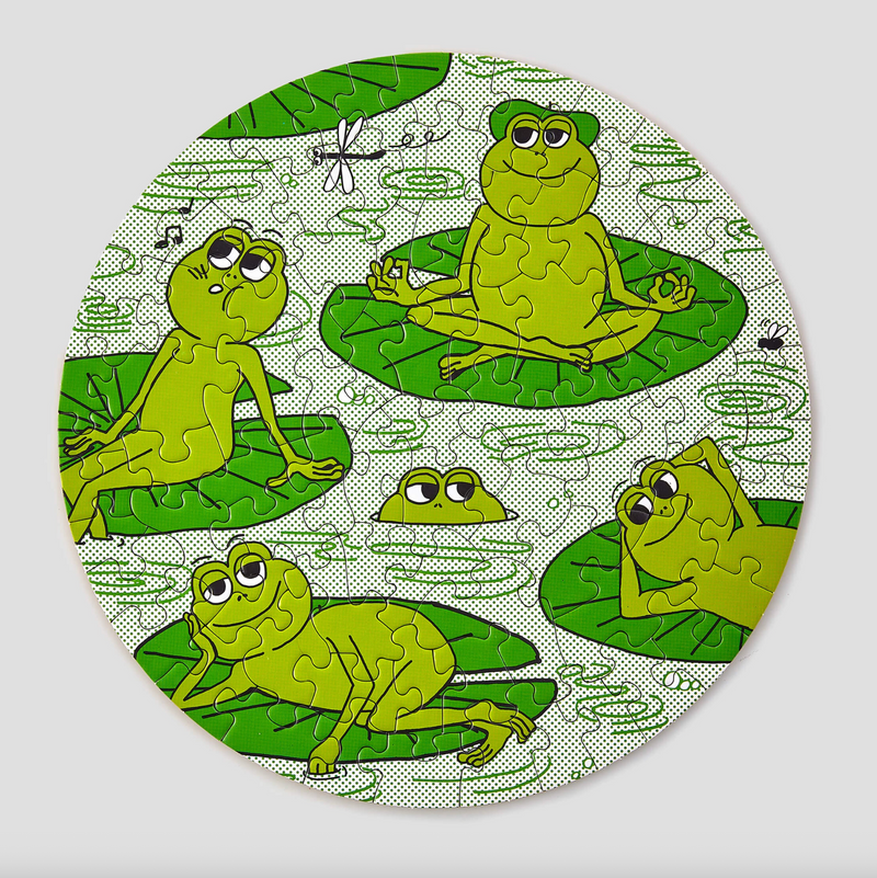 Peace Frogs 81 Piece Puzzle