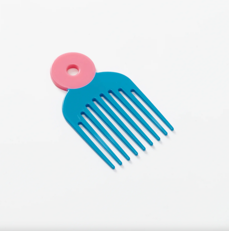 Pick Comb in Blue + Pink