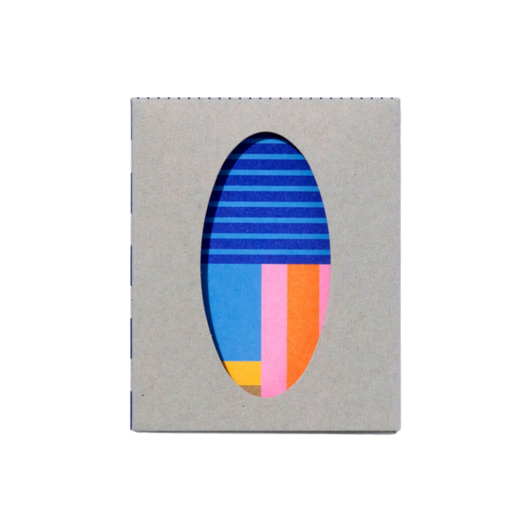 Postbox Card - Blue Ink