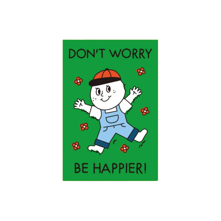 Don't Worry Be Happier Postcard