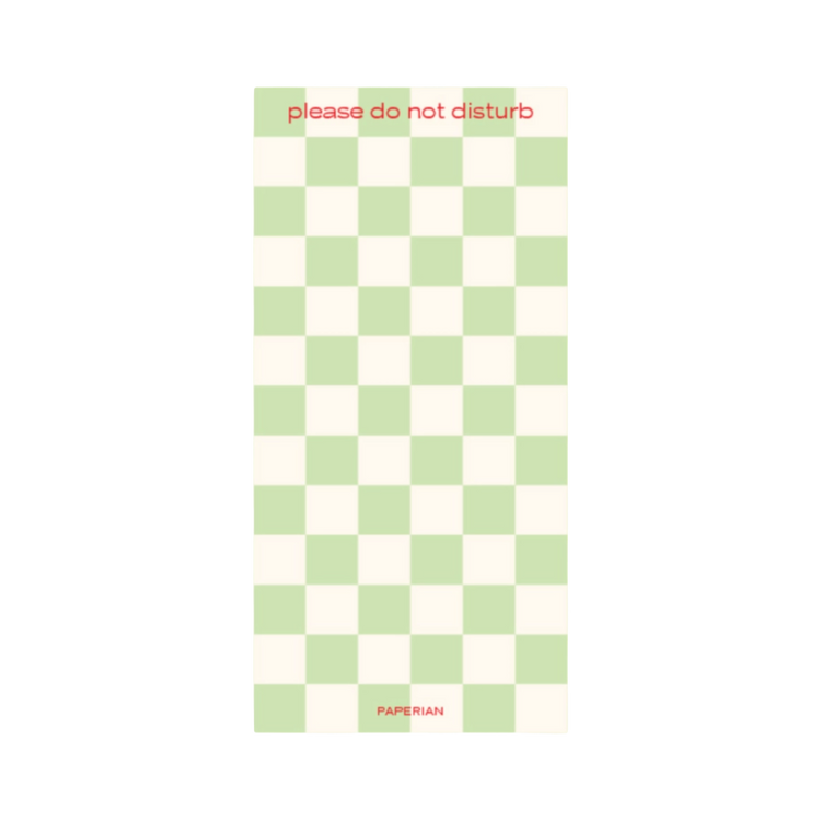 Do Not Disturb Memopad in Lime