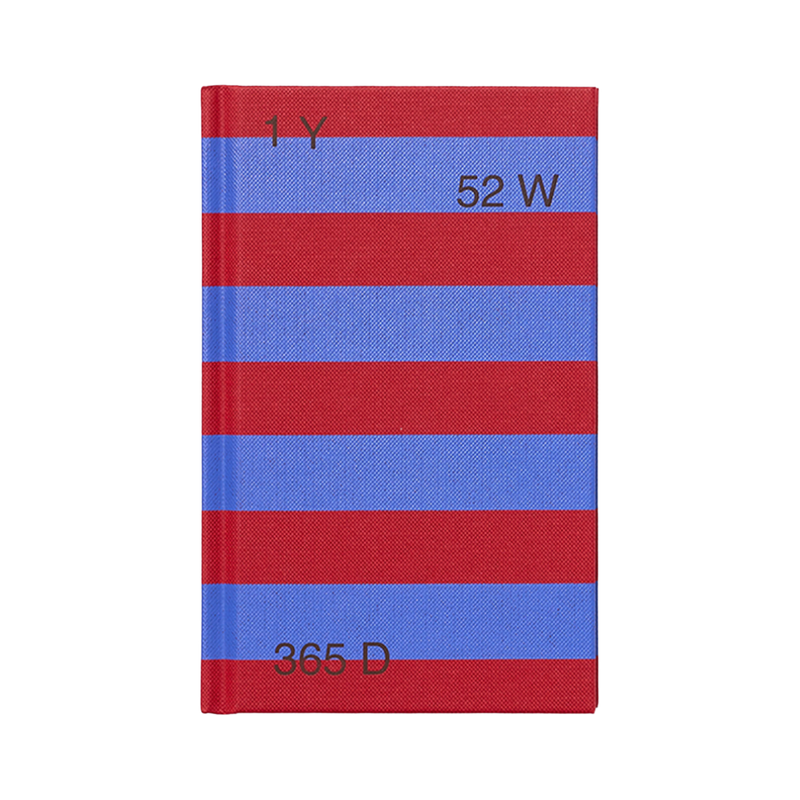 Striped Undated Diary