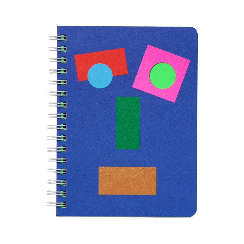 Graphic Face Ring Notebook - Robot