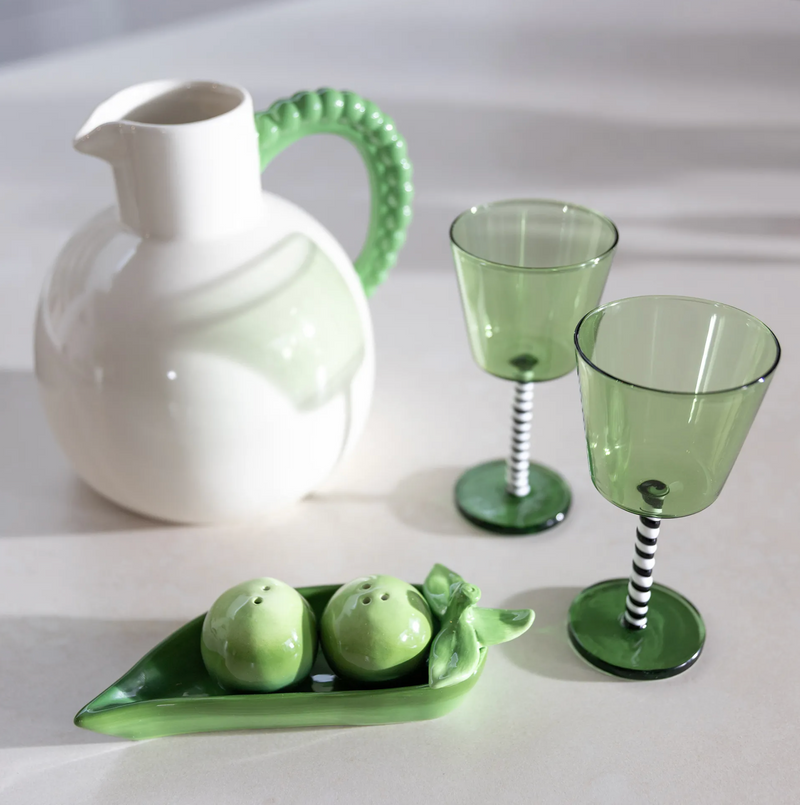 Pea Pod Salt + Pepper Shaker