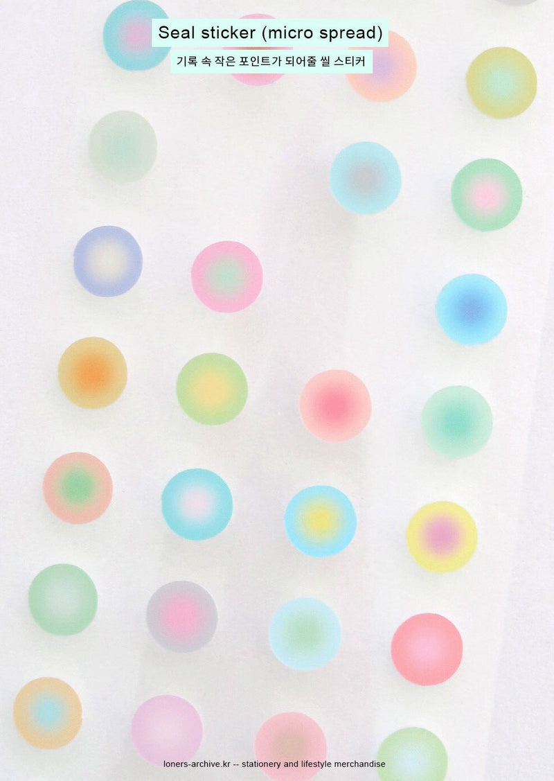 Micro Spread Seal Sticker Sheet