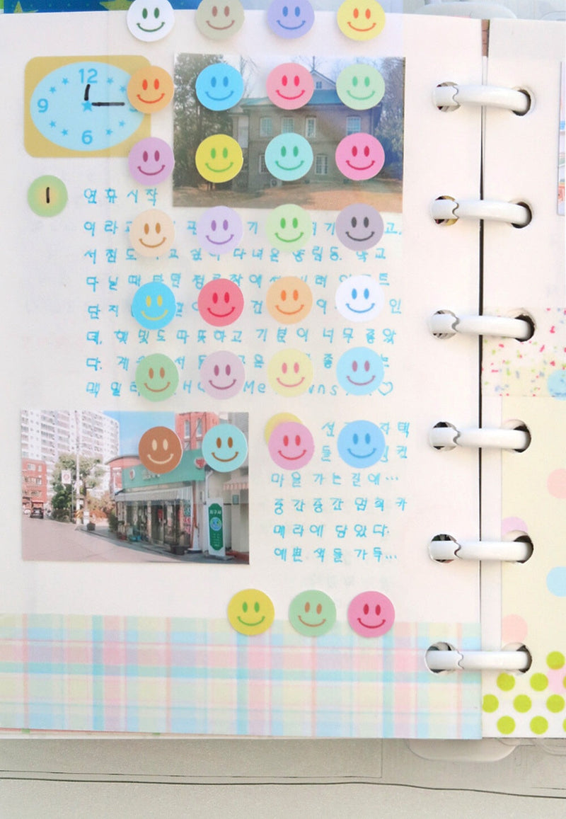 Colourful Smile Seal Sticker
