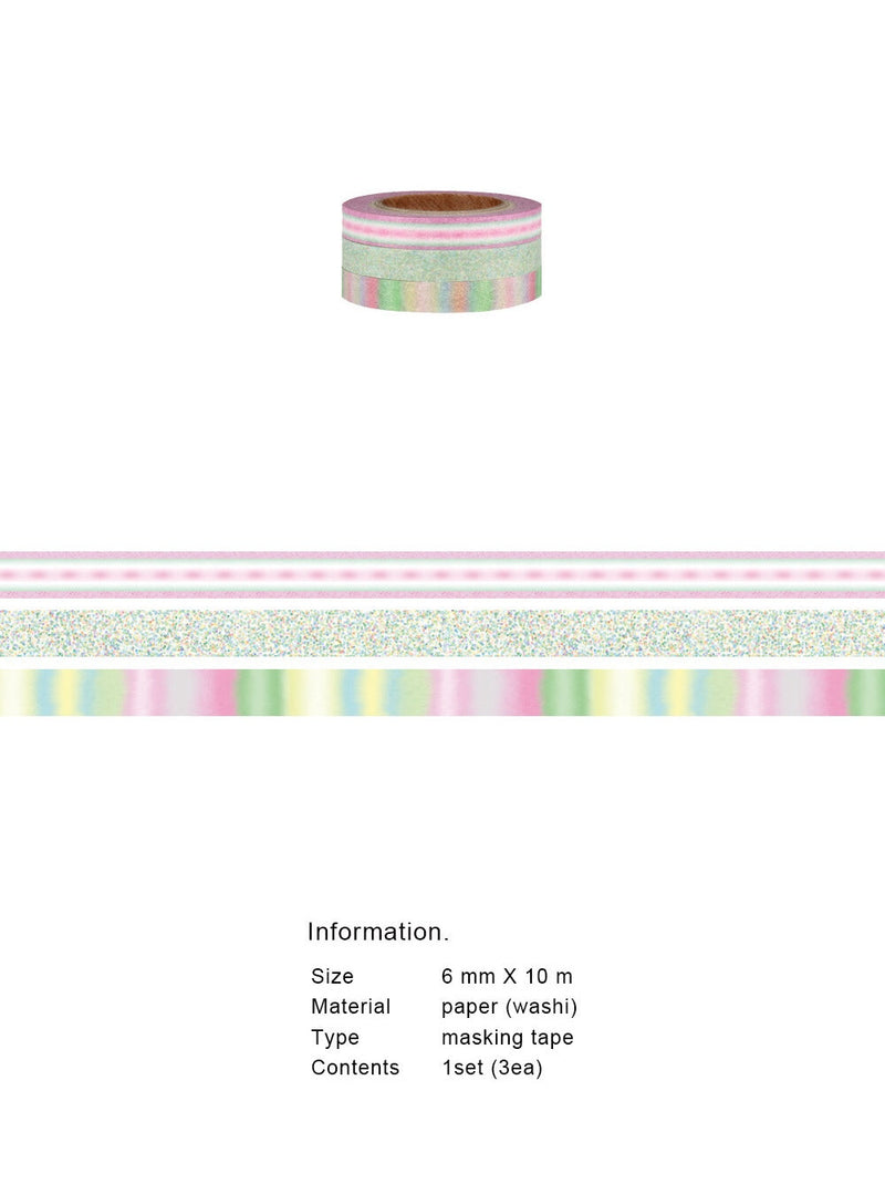 Slim Deco Masking Tape Trio 06