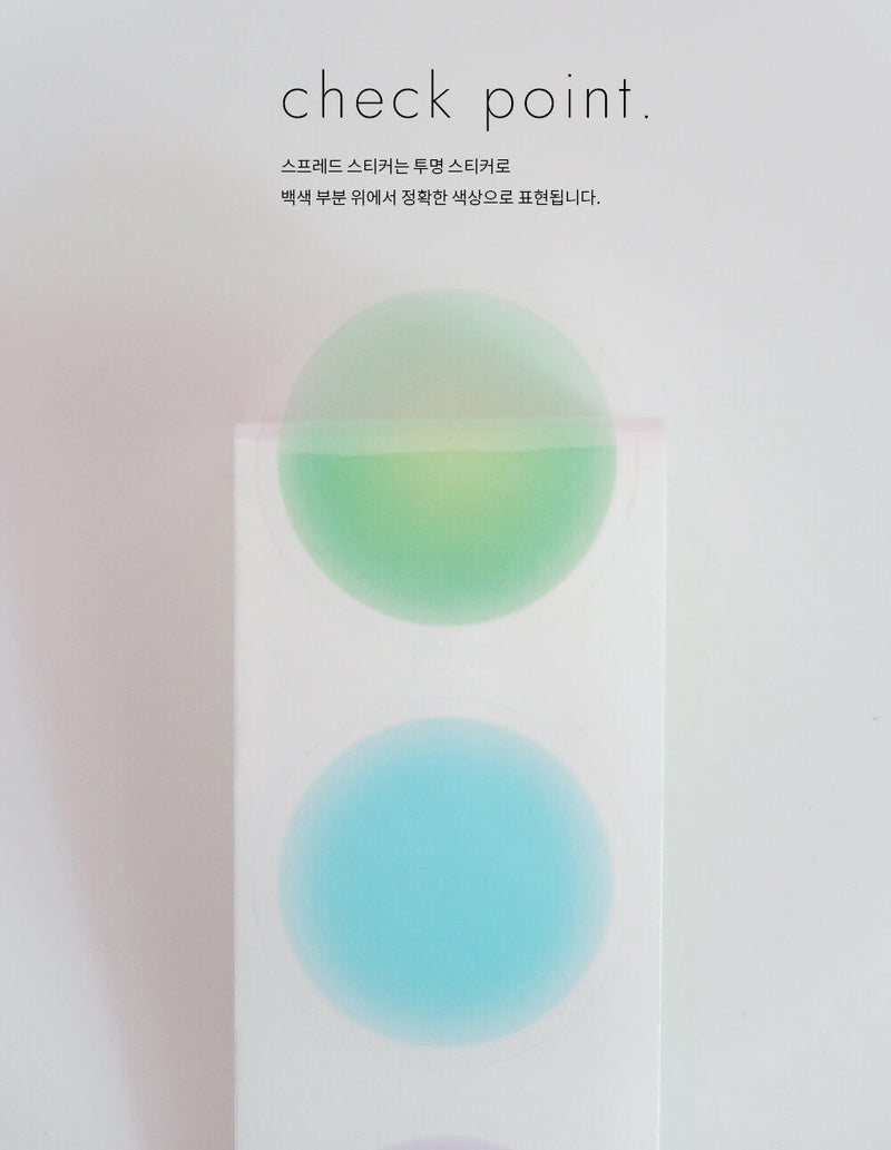 Circles Spread Sticker Set