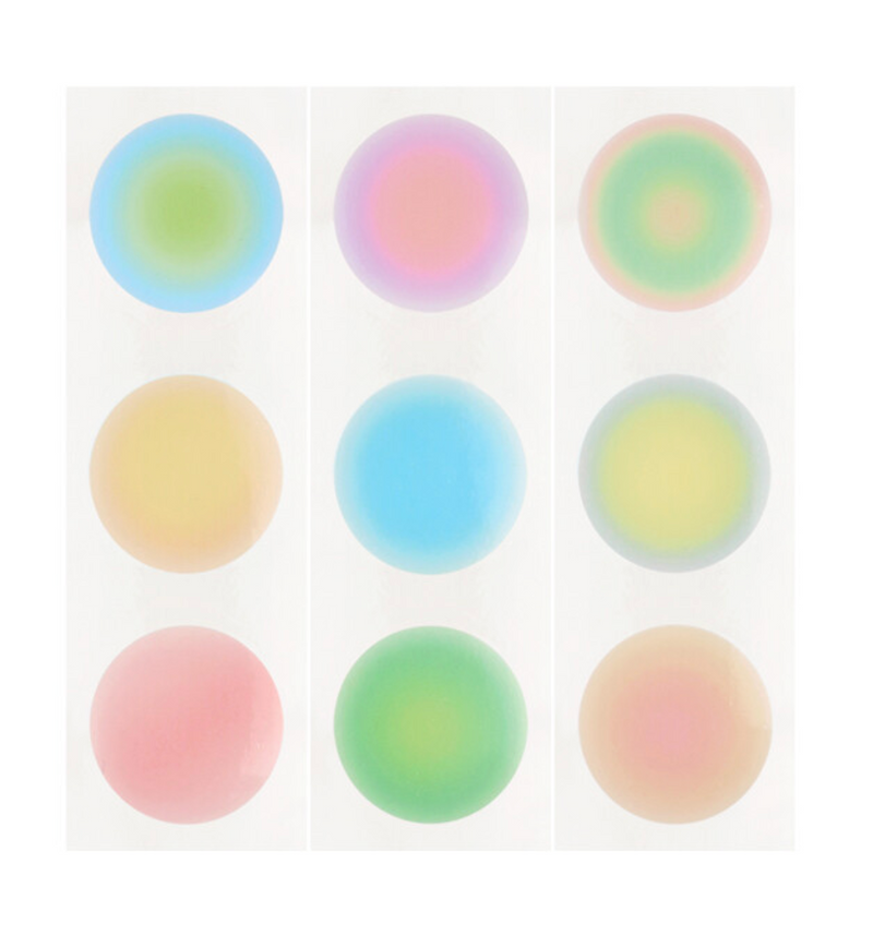 Circles Spread Sticker Set