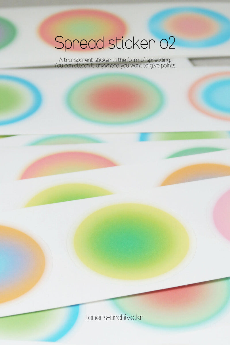 Circles Spread Sticker Set