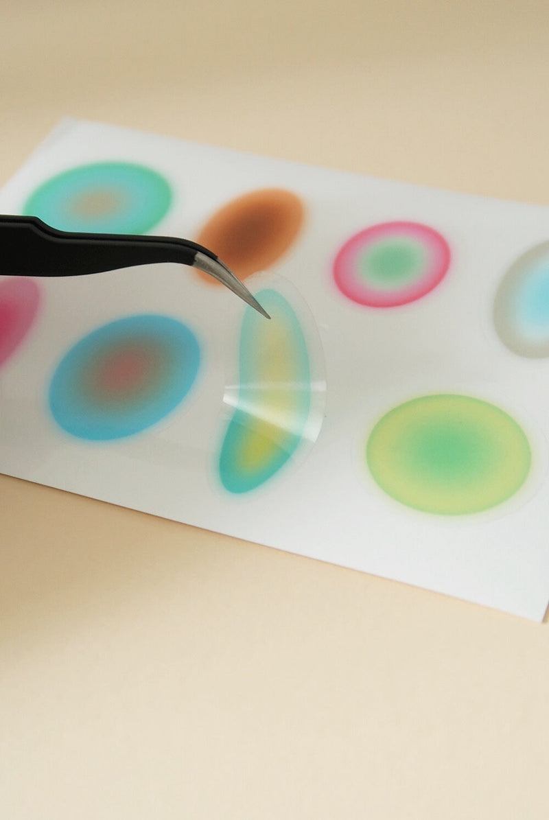 Various Circles Spread Sticker Set