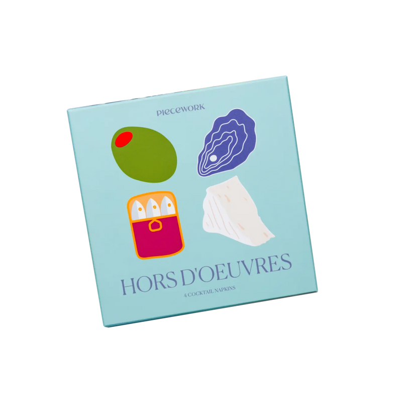 Hors D'oeuvres Cocktail Napkins - Set of 4