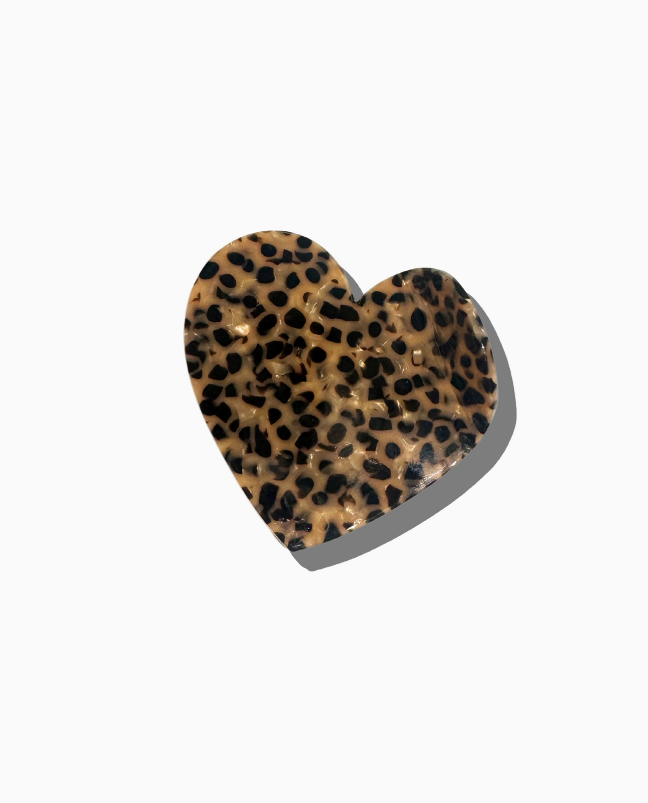 Heart Acetate Claw Hair Clip