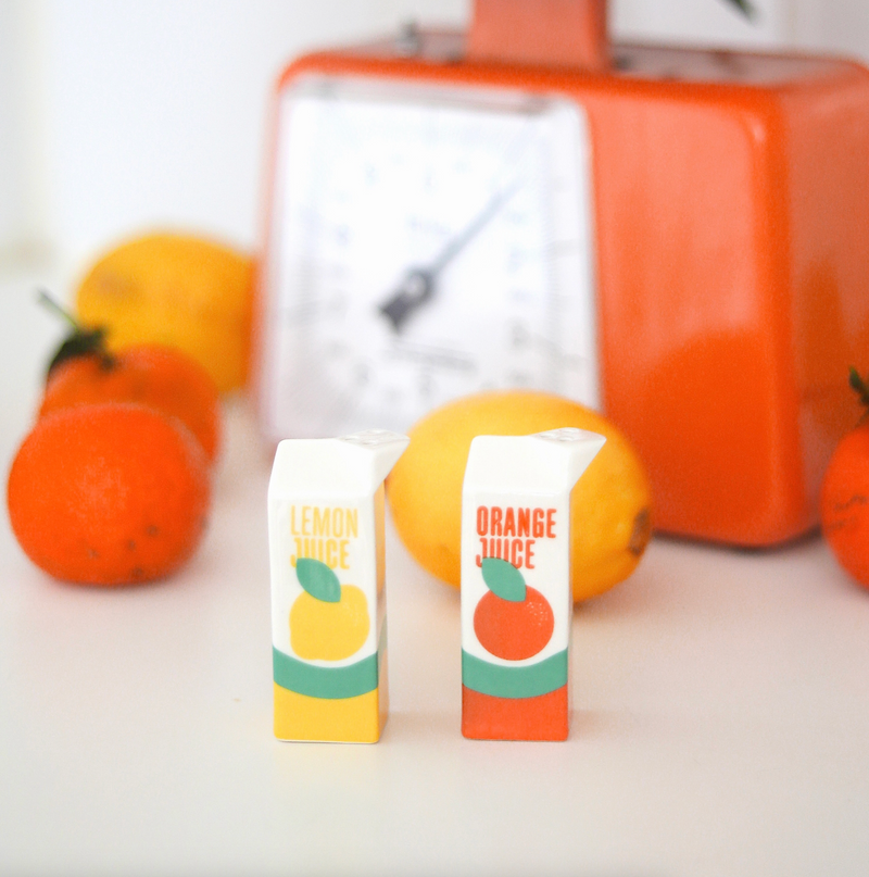 Juice Salt and Pepper Shakers