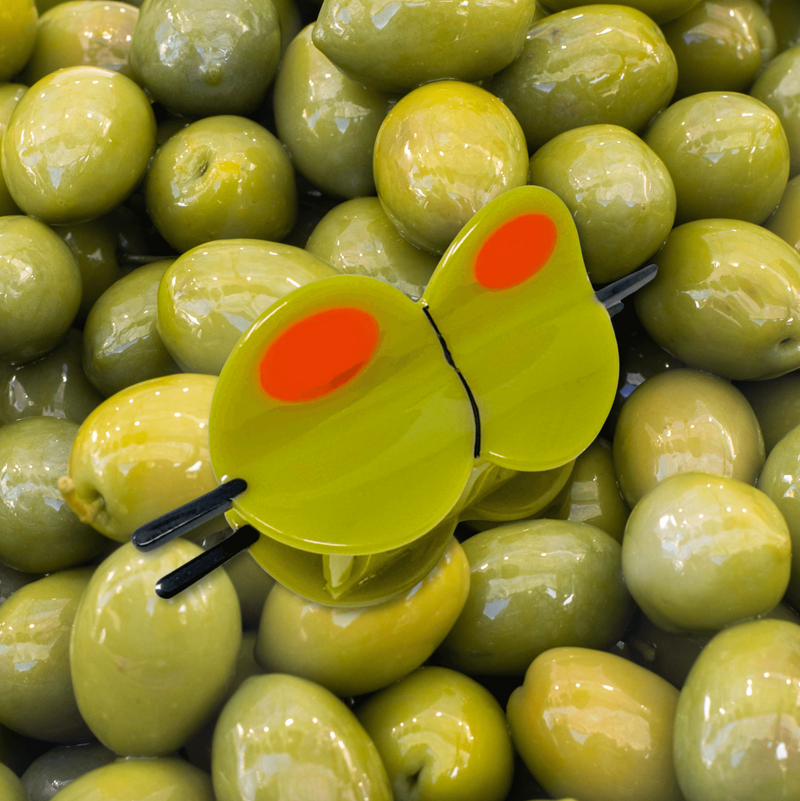 Martini Olives Hair Claw Clip