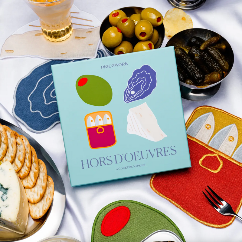 Hors D'oeuvres Cocktail Napkins - Set of 4