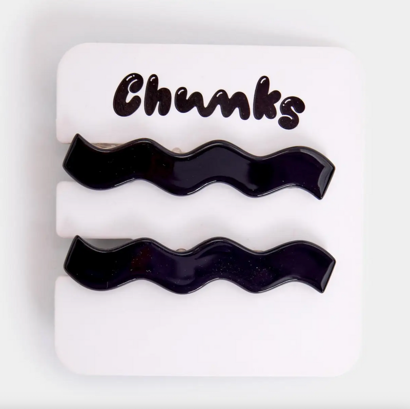 Allie Clips in Black