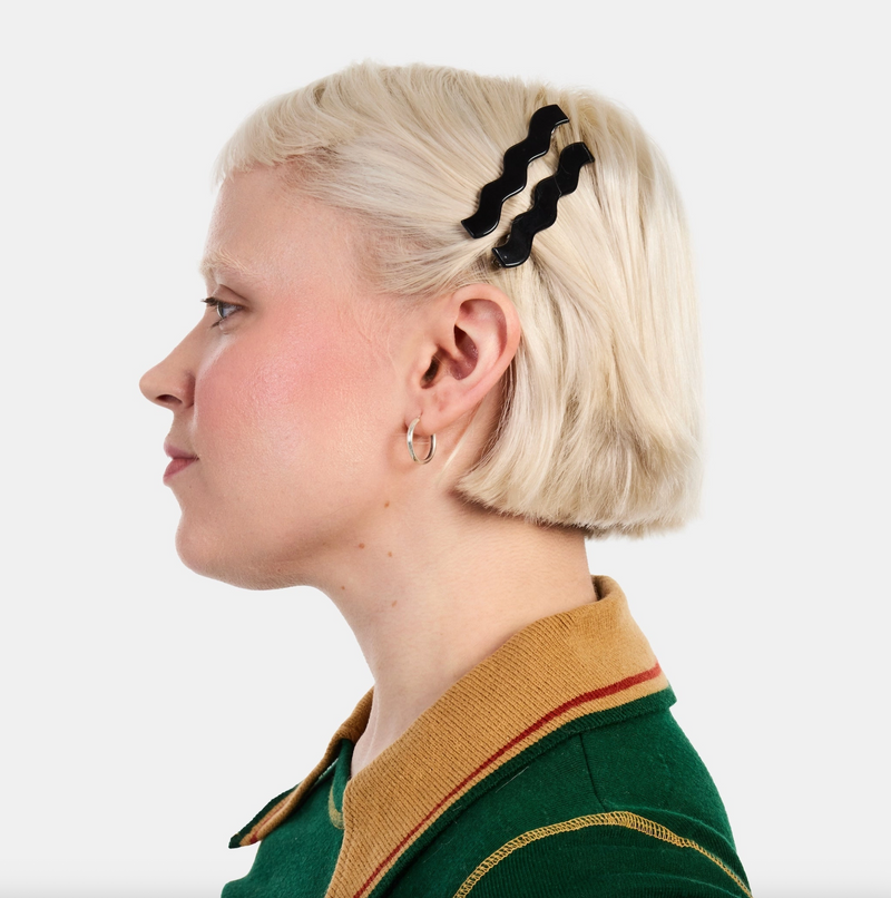 Allie Clips in Black