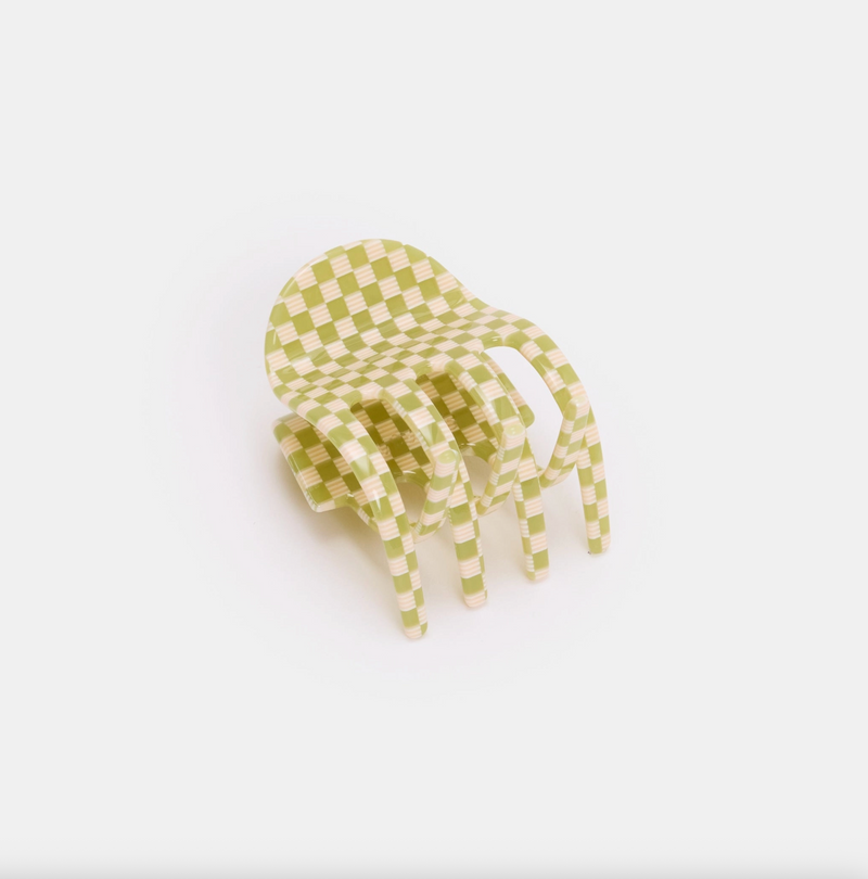 Ursa Claw in Olive Check