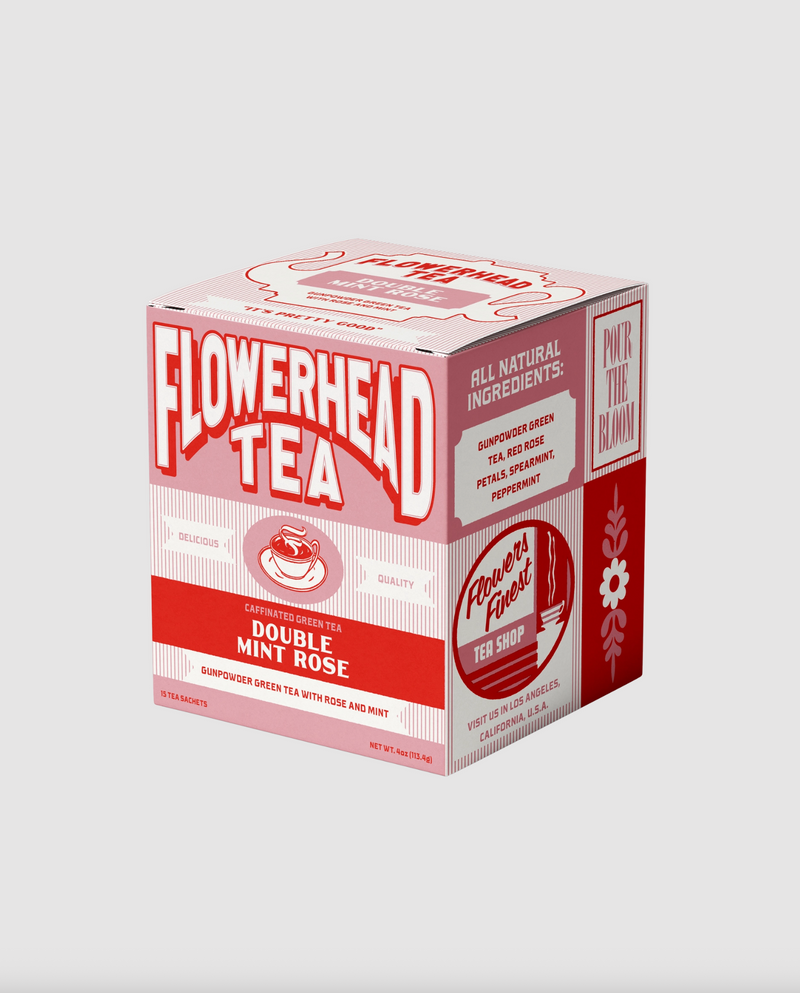 Double Mint Rose Tea Bags