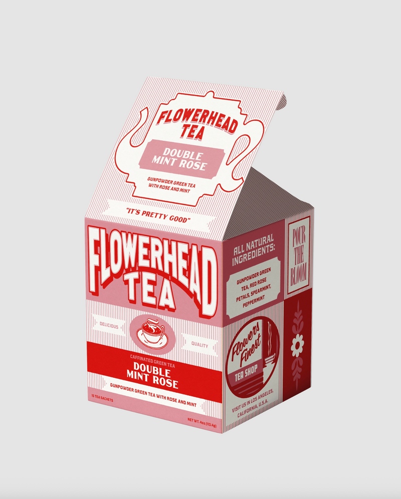 Double Mint Rose Tea Bags