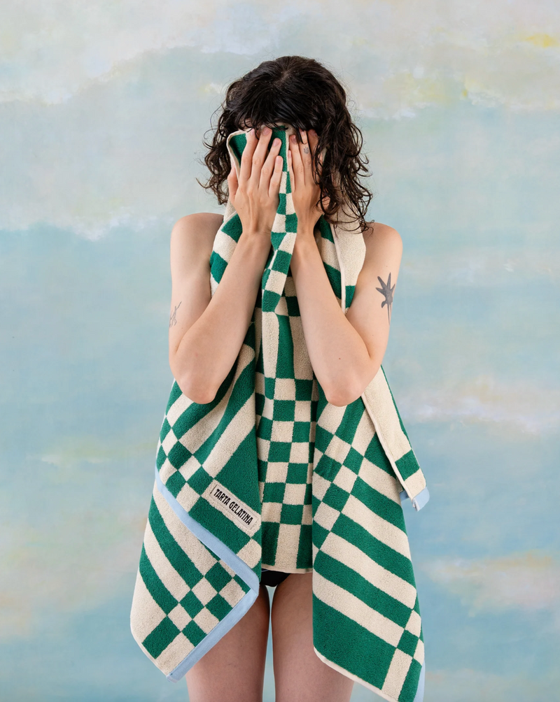 Marina Bath Towel - Green