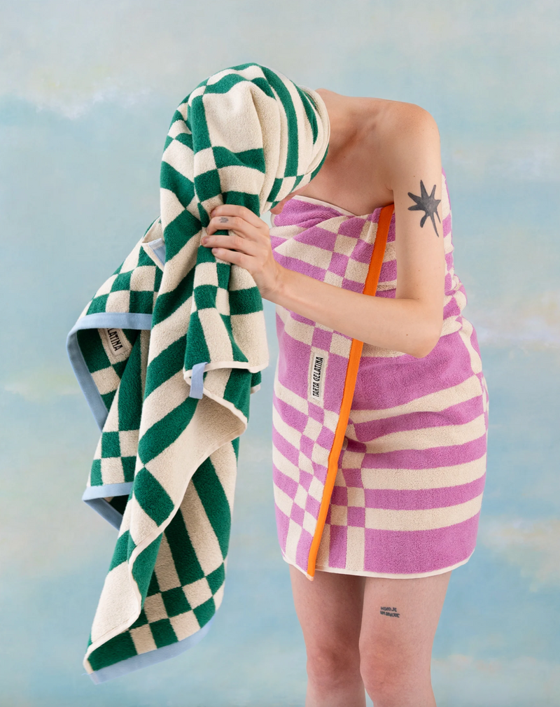 Marina Bath Towel - Green
