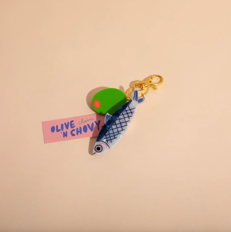 Olive n Chovy Bag Charm