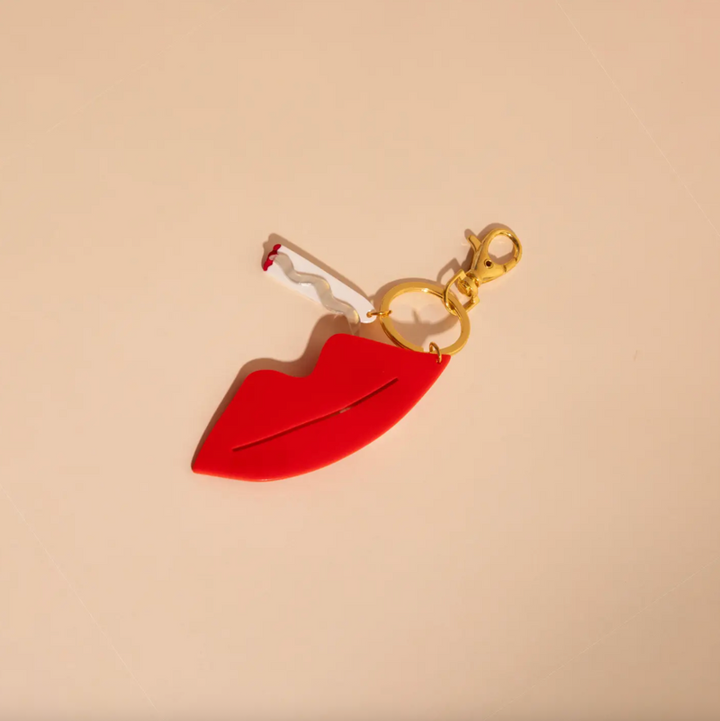 Smoky Lips Bag Charm