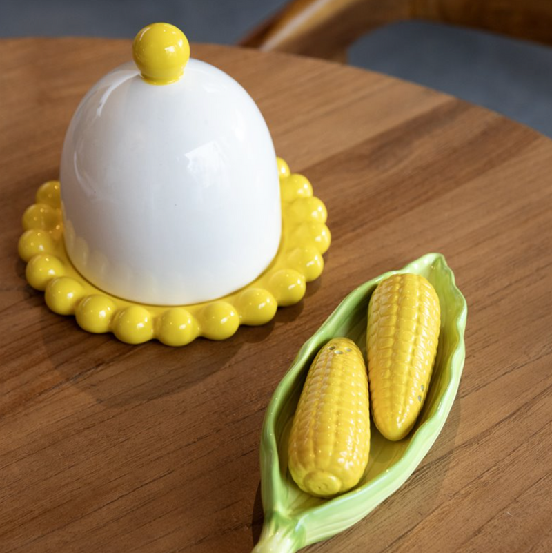 Corn Salt + Pepper Shaker Set