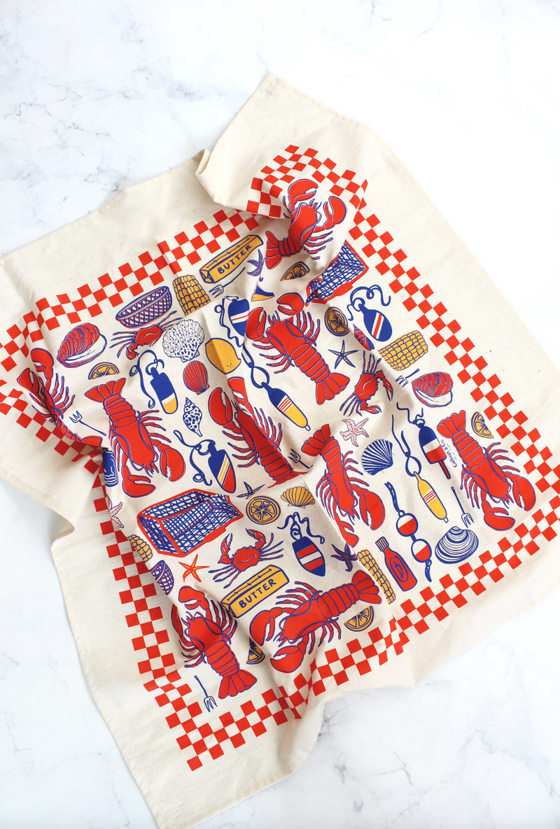Lobster Shack Tea Towel