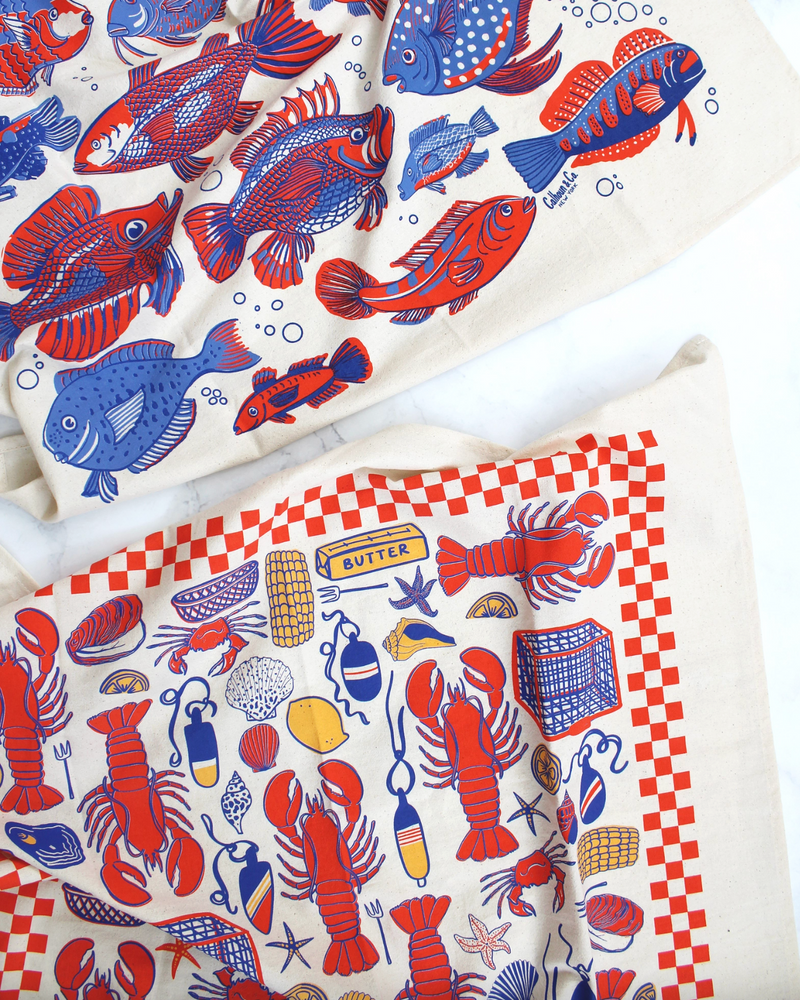 Lobster Shack Tea Towel