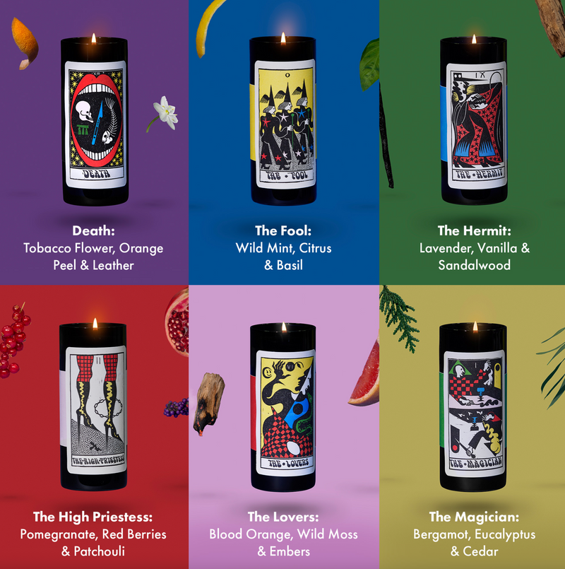 Mystery Tarot Candle