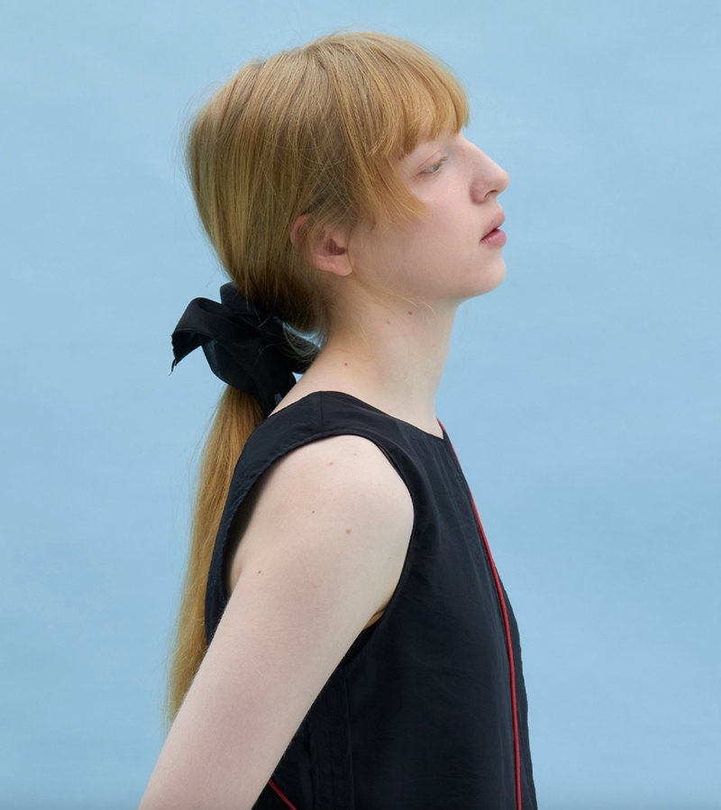 Mist Square Scrunchie