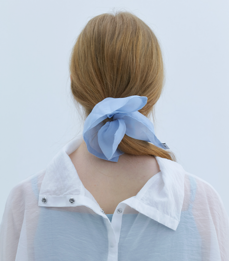 Mist Square Scrunchie