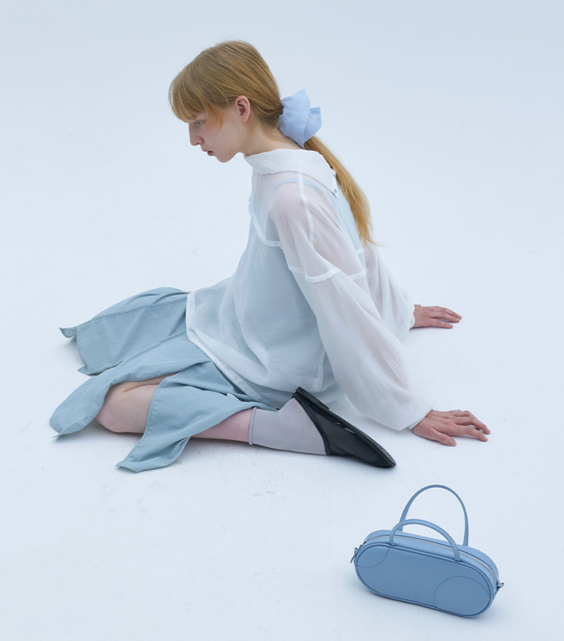 Mist Square Scrunchie