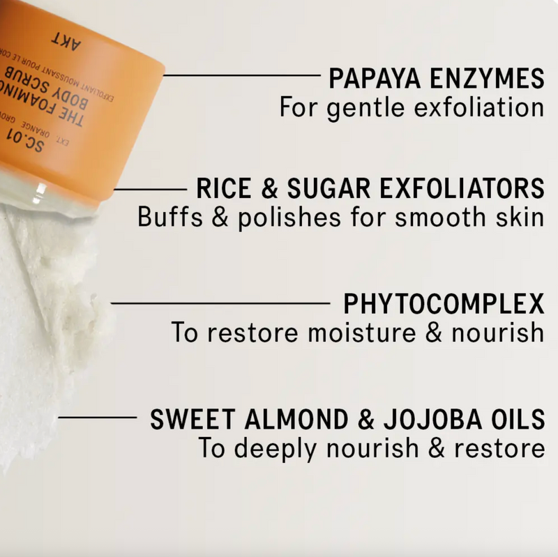 Orange Grove Foaming Body Scrub