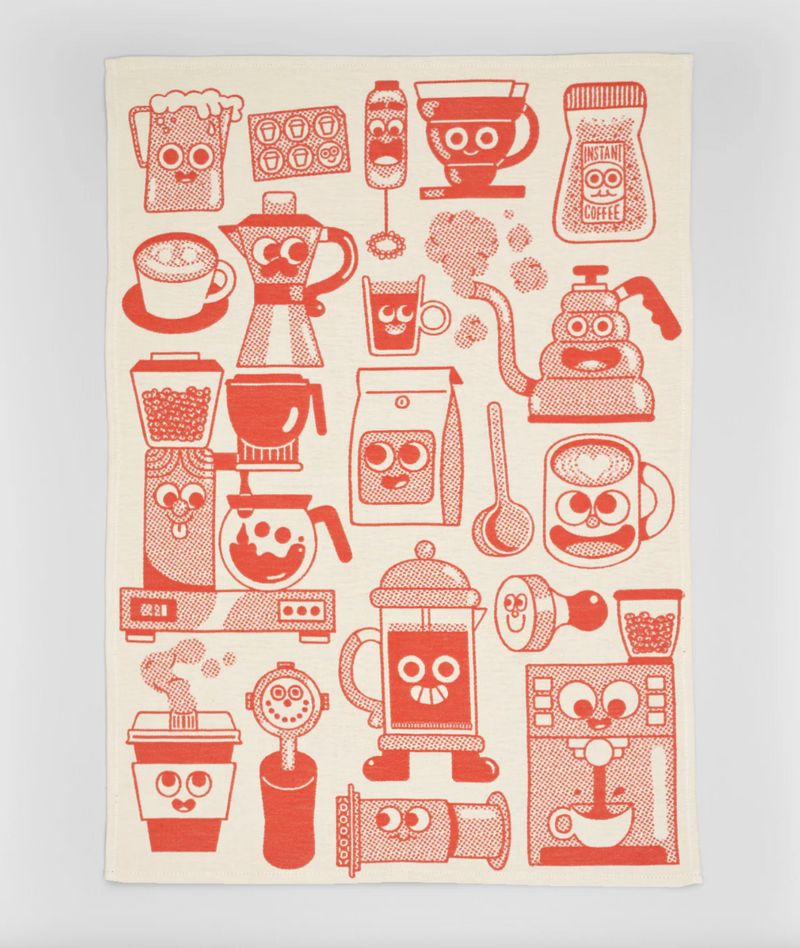 Coffee Time Tea Towel