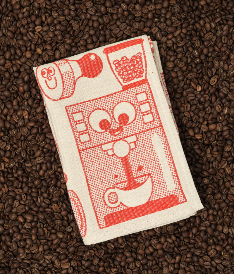 Coffee Time Tea Towel