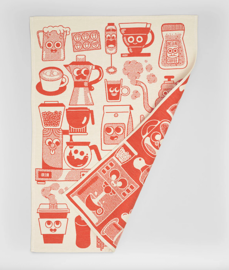 Coffee Time Tea Towel