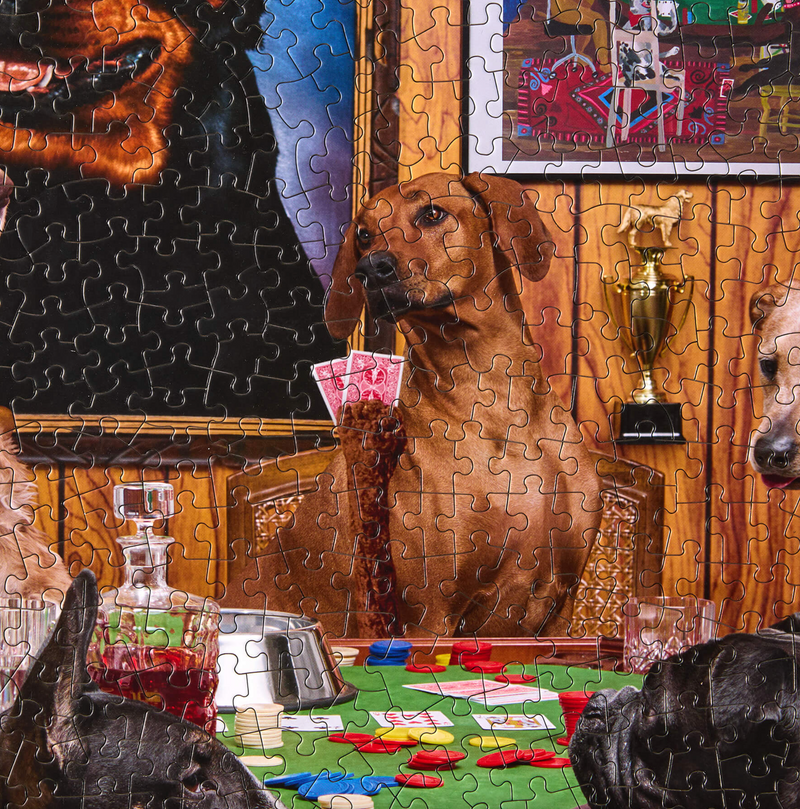 Poker Dogs 1000 Piece Puzzle