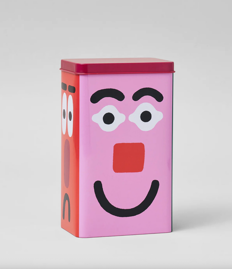 Faces Coffee Storage Tin