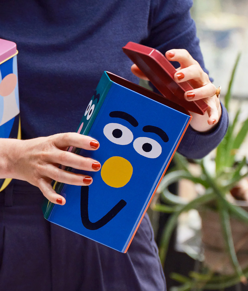 Faces Coffee Storage Tin