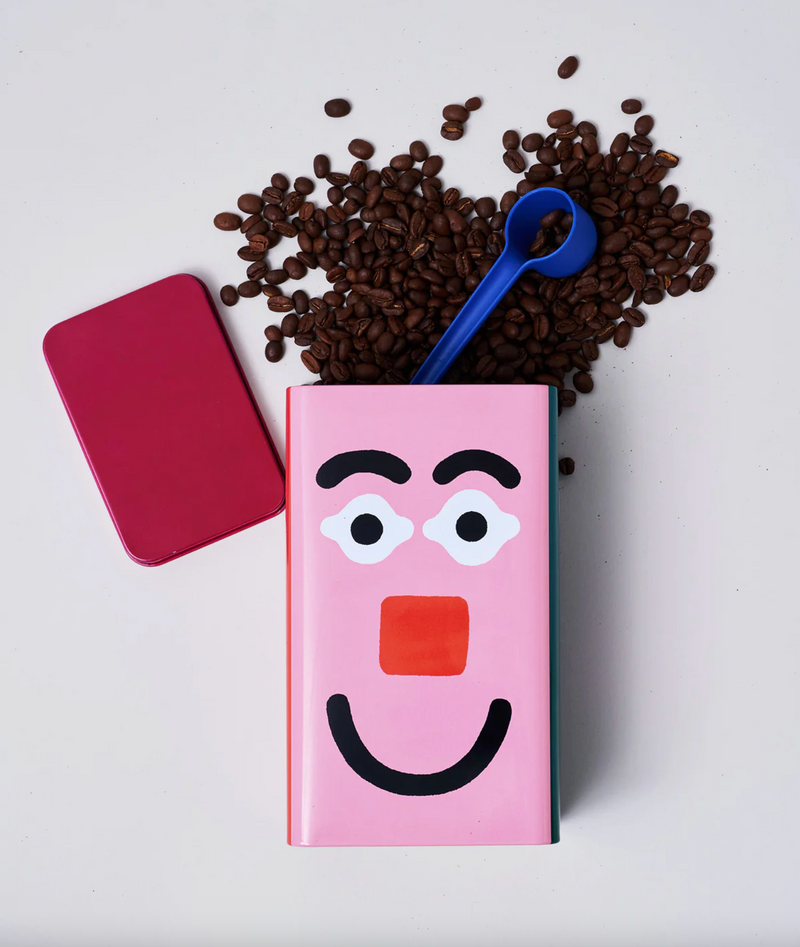 Faces Coffee Storage Tin
