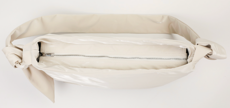 Glossy Halfmoon Cross Bag