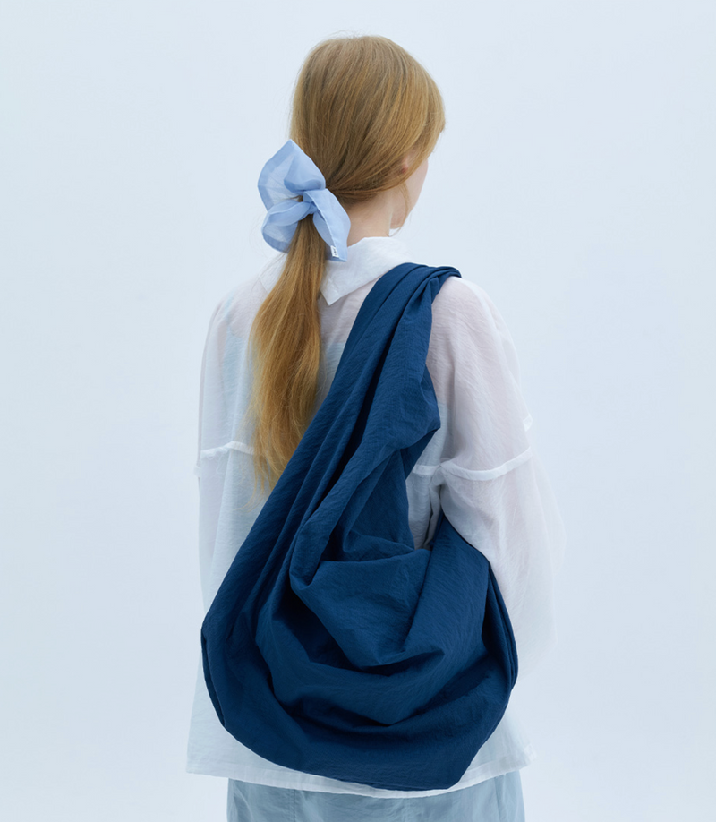 Large Tangle Twist Bag in Blue