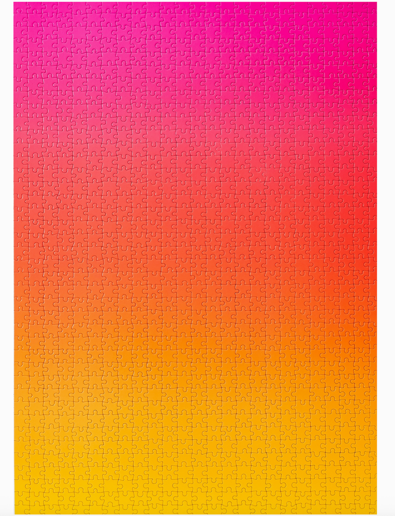 Gradient 1000 Piece Puzzle in Pink/Yellow