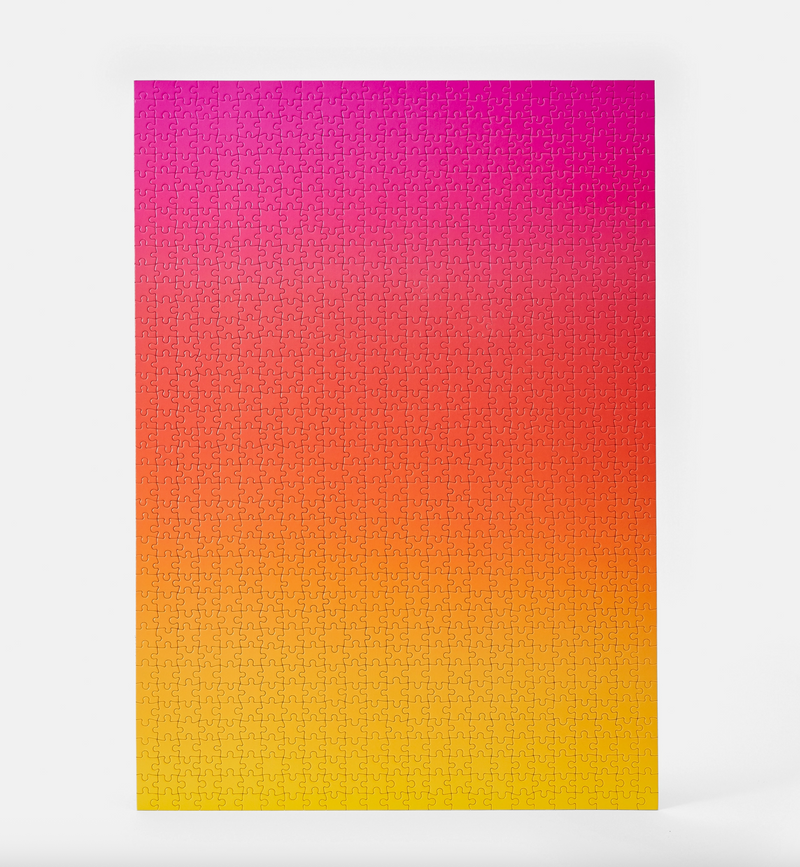 Gradient 1000 Piece Puzzle in Pink/Yellow